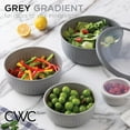 thumbnail image 3 of COOK WITH COLOR Meal Prep Containers Wide Mixing Bowls Food Storage Containers with Lids, Gray 12 Pcs, 3 of 8