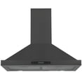thumbnail image 5 of Ancona 30" Convertible Wall Mount Pyramid Range Hood in Black Stainless Steel, 5 of 5