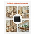 thumbnail image 6 of Reception Desk 55 Inch L-Shaped Counter, Office Front Desk with Drawer & Cabinet, Checkout Counter for Lobby Salon Office, Black, 6 of 9