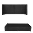 thumbnail image 1 of Box Base Cama Queen Size + Cabecera Milan Negro, 1 of 8