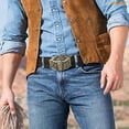 thumbnail image 3 of WHIPPY Men's Western Belt Ratchet Leather Belts for Men Cowboy Belts for Jeans Trim to Fit, 3 of 7