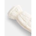 thumbnail image 4 of No Boundaries Women's Puffer Mittens, Winter White, L/XL, 4 of 4