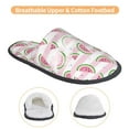 thumbnail image 3 of Fotbe Watermelon Pantuflas Peludas para Mujer con Estampado, Zapatillas de Peluche, Zapatos de Invierno para Casa, Uso Interior y Exterior-Large, 3 of 8