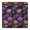 Halloween Colorful Pumpkins, variant on Halloween Colorful Spooky Elements Square Fitted Tablecloth with Elastic Edge,Square Table Cover,Washable Elastic Table Cover for Home Kitchen Party Decor 34"x34"