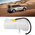 thumbnail image 4 of Overflow Bottle, Coolant Overflow Bottle, White ABS Plastic Dual Pipe  Easy To Install For Car, 4 of 8