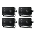 thumbnail image 1 of 4) New PYRAMID 2022SX 3.25" 200w 3-Way Car Audio Mini Box Speakers System Inside, 1 of 6