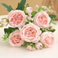 thumbnail image 3 of Homerr Simulation Peony Fake Peony Simulation Peony Easy Care Never Fade Weather resistant Realistic False Peony Flower Home Decor, 3 of 7
