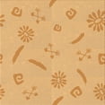 thumbnail image 1 of Ahgly Company Indoor Square Patterned Carrot Orange Area Rugs, 7' Square, 1 of 6
