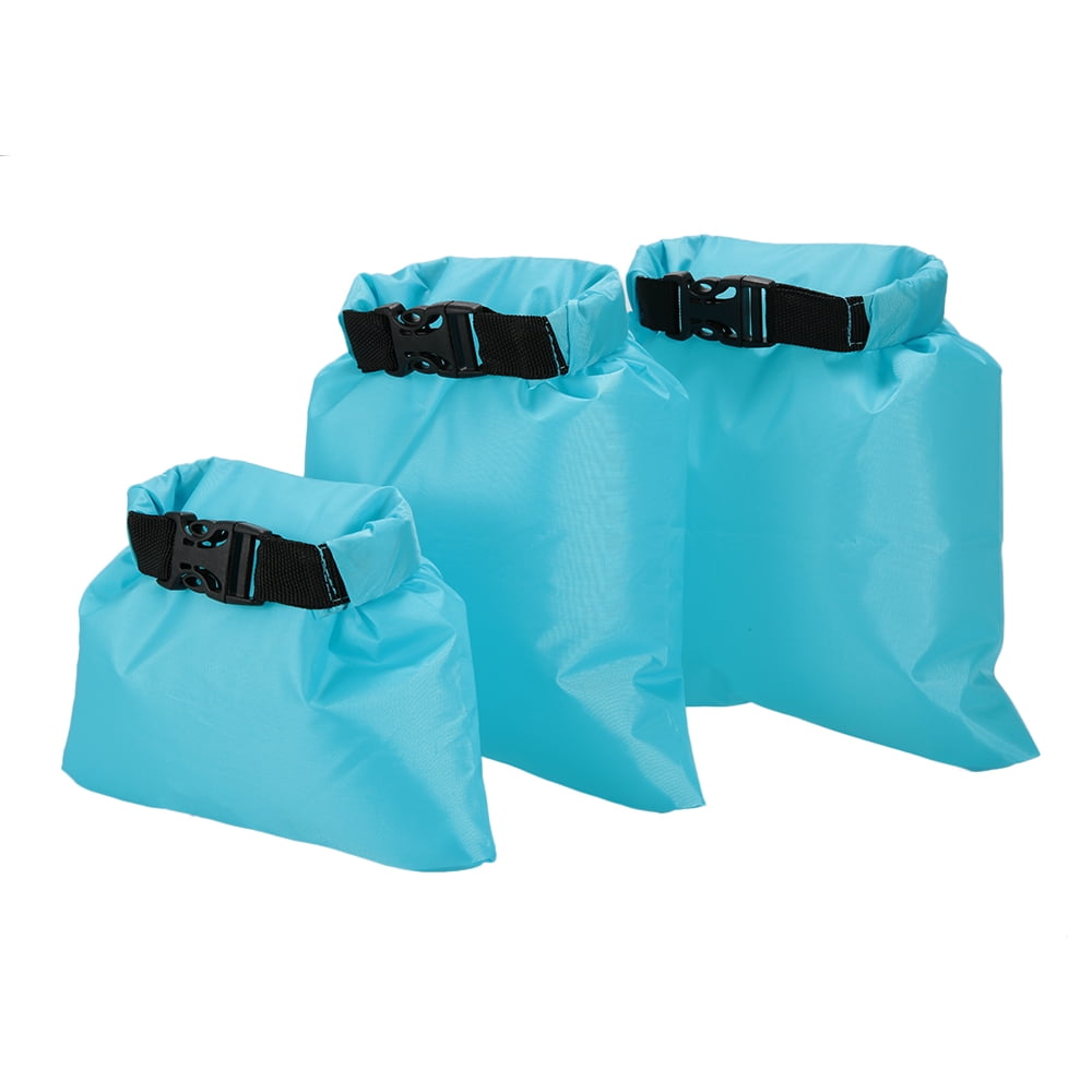 Lixada Pack of 3 1L+2L+3L Waterproof Dry Bag Outdoor Portable