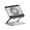 standard-Silver, variant on Portable Foldable Laptop Stand With Cooling Fan Adjustable Heights And 360 Rotations For 10 To 17.3Inch Notebook