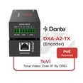 thumbnail image 3 of Dante 2CH Analog Audio Encoder with POE - (DXA-A2-TX), 3 of 9