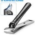 thumbnail image 4 of Toenail Clippers for Thick Nails, 6 Pcs Professional Wide Jaw Opening Nail Clipper Set for Seniors, Sharp Stainless Steel Fingernail Cutters with Slanted Edge & Travel Case, Podiatrist Tool Kit, 4 of 5