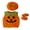 Orange 03, variant on Inevnen Infant Baby Girl Boy Halloween Clothes Pumpkin Bodysuit Sleeveless Ruffle Romper Outfits