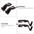 thumbnail image 3 of OULII 2Pcs Car Back Seat Hooks PU Multi Functional Durable Car Storage Hangers Red, 3 of 8
