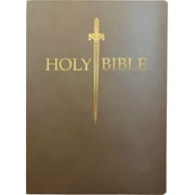 King James Version Sword Bible: KJV Sword Bible, Large Print, Coffee Ultrasoft : (Red Letter, Brown, 1611 Version) (Hardcover)