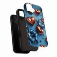 thumbnail image 3 of Valentine's Day Heart Luxury Metallic iPhone Case Compatible with iPhone 11/12/13/14/15/16 (Pro Max/Plus) for Lovers, 3 of 9