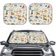 thumbnail image 2 of Balery Dogs Funny Pets Parasol para parabrisas de coche de 2 piezas | Parasol plegable para parabrisas delantero de coche para la mayoría de sedanes-Medium, 2 of 6
