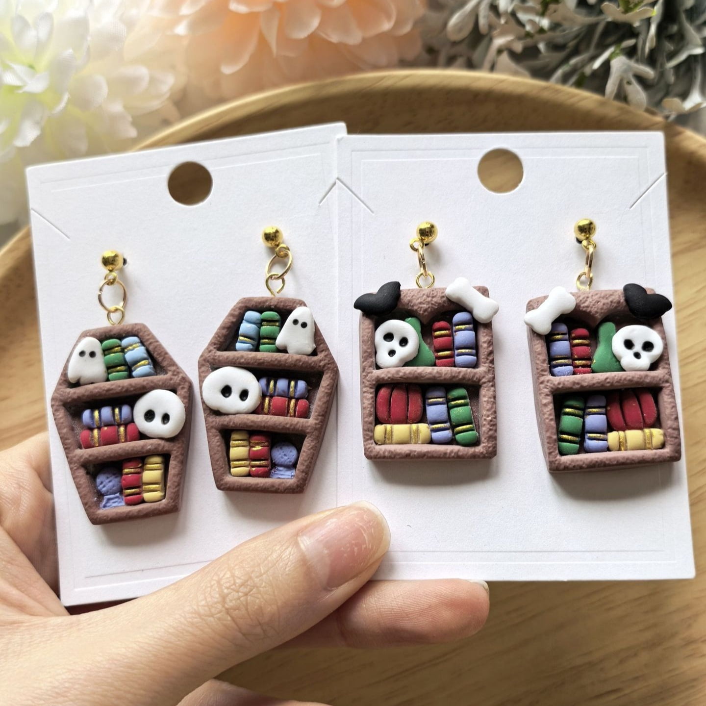 5-piece soft clay earring mold set DIY handmade jewelry making tools