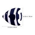 thumbnail image 2 of 1 Pce Coussin en Forme de Poisson Tropical Coussin en Coton pour la Maison Cadeau pour Enfants, 2 of 8