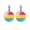 Pansexual, variant on LGBT Pride Earrings for Women Men Rainbow Leverback Earrings Gay Lesbian Transgender Nonbinary Pansexual Bisexual Earrings Jewelry Progress Pride