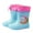 Blue, variant on Girls Rain Boots Kids Shoes Lightweight Toddler Booties With Detachable Covers Cute Bunny Dinosaur Design For Daily Wear And Rainy Days,Sizes 12(5.5-6 Years)