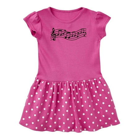 

Inktastic Music Staff Musical Gift Gift Baby Girl Dress