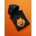 thumbnail image 3 of Fire Wolf  Hoodie Men -Image by Shutterstock, Male Medium, 3 of 4