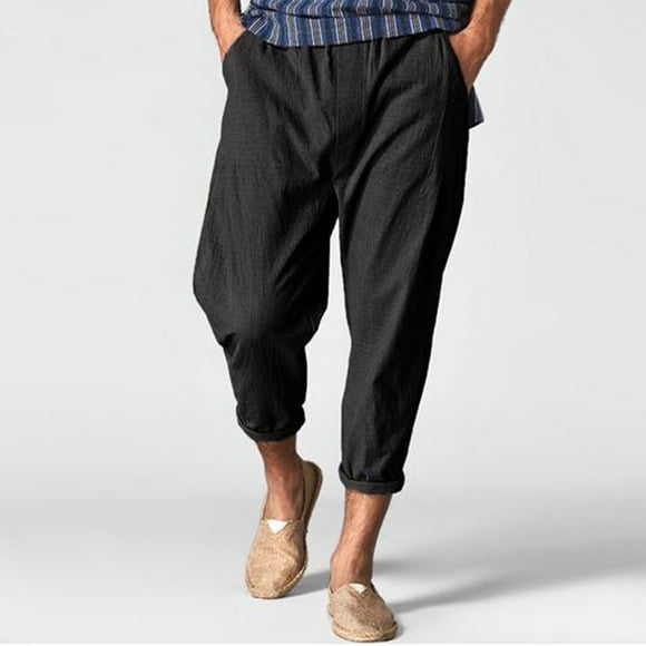Elastic Ankle Pants Men