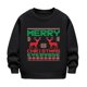 thumbnail image 2 of Sudadera sin capucha para niños, con estampado navideño, cuello redondo, manga larga, forro polar, para niños de talla mediana a grande, blusa de poliéster para niños., 2 of 6