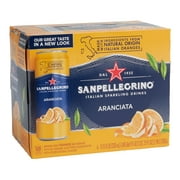 Sanpellegrino Aranciata Sparkling Drink 11.15 oz Pack of 4