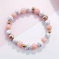 thumbnail image 1 of Pulsera Crystal White Colorful Emperor de Doble Capa con Imán para Mujer | Acabado Exquisito y Engaste Fino | 1 Pieza, 1 of 5