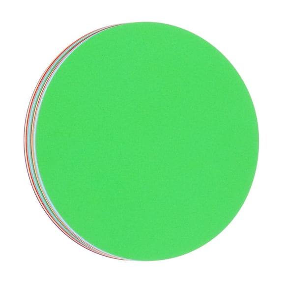 30 PCS Circle Cutouts Paper 6 Inch Round Cutouts for DIY Crafts Classroom Bulletin Board Decoration,Assorted Colors