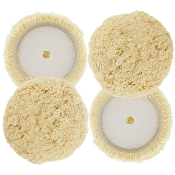 TCP Global Tampon de Polissage 6 Pouces 100% Laine pour Crochets et Boucles pour Découpe et Polissage de Composés (Lot de 2)