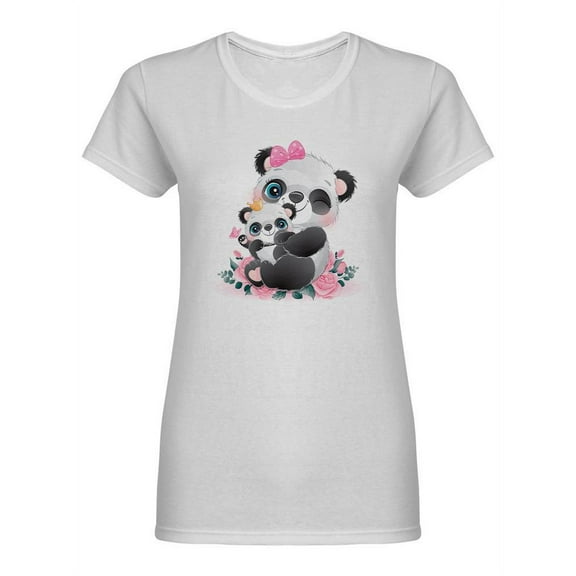 Panda Mother Shaped T-Shirt Women -Image by Shutterstock, Female XX-Large