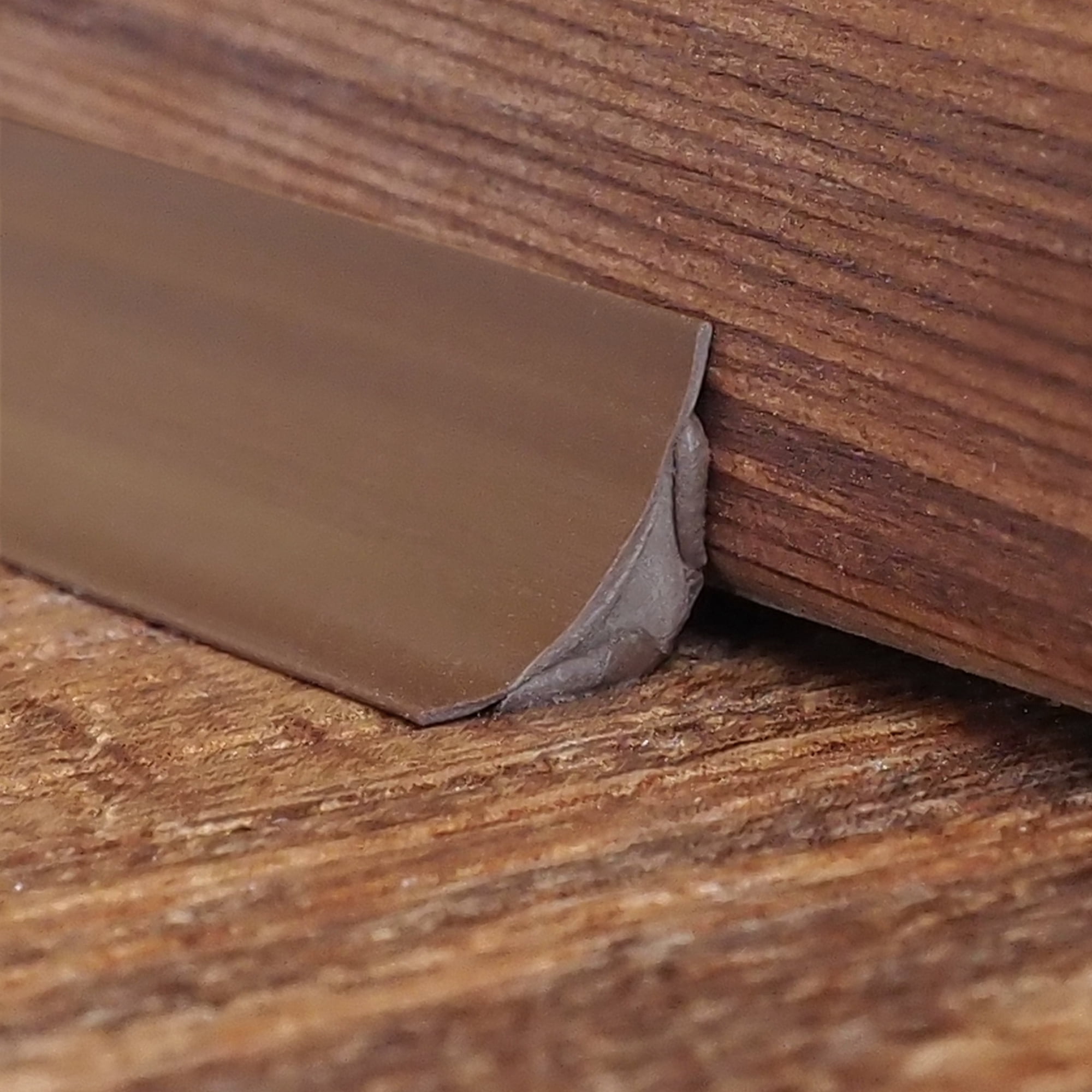 InstaTrim 1/2" Flexible Trim Moulding & Caulk Strips, Light Brown, 10 ft each, 2 Pack