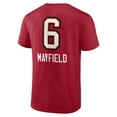 thumbnail image 3 of Men's Baker Mayfield Red Tampa Bay Buccaneers Team Wordmark Player Name & Number T-Shirt, 3 of 3