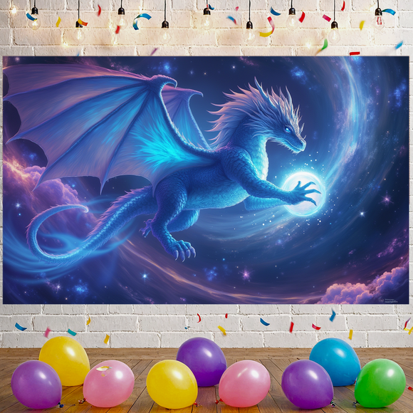 3D Design Dragon Figure Fantasy Scene Mythical Creature for Role Play Event Decoration Adventure Game Display