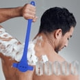 thumbnail image 2 of Afeitadora Corporal para Piernas Y Cuerpo 2 en 1 Hombres Espalda Antideslizante Afeitado Seco Húmedo, 2 of 9