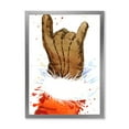 thumbnail image 3 of Designart Christmas Holiday Fancy Santa Claus IV Traditional Framed Wall Art, 3 of 4