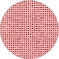 thumbnail image 1 of Ahgly Company Tapis Rond Lavable en Machine Intérieur Transitionnel Rose, 5 Pieds Rond, 1 of 7