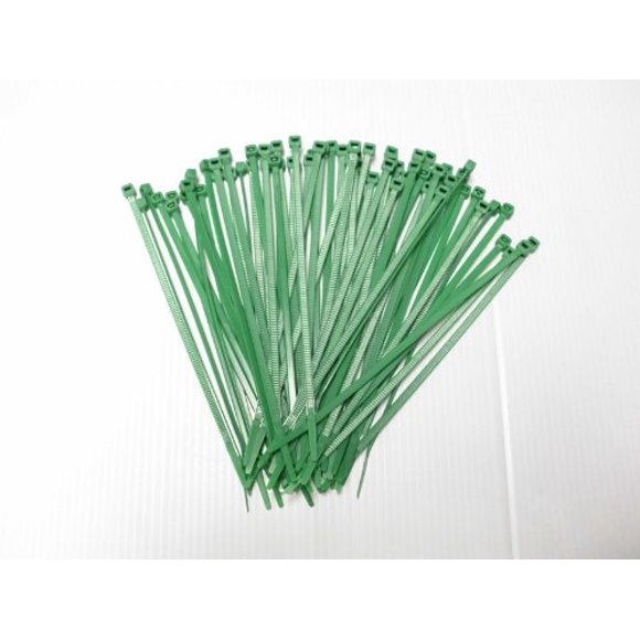 Joy Fish Attaches de Câble en Nylon Robustes 8 Pouces, Test de 50 lb, 100 Pcs, Vert