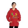 thumbnail image 5 of 80's Party Chick Graphic Hoodie Sweatshirt, Sizes S-5XL, 5 of 9