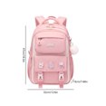 thumbnail image 4 of Mochila de estudiante para niños, mochila de escuela primaria de moda para adolescentes y niñas (rosa) Ehuebsd Para Estrenar, 4 of 7
