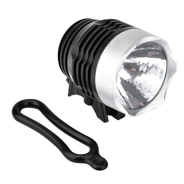 Luz impermeable para bicicleta, lámpara frontal para bicicleta de plástico impermeable para exteriores, lámpara para manillar de bicicleta, integración perfecta