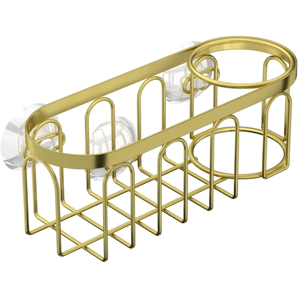 Billuyoard Soporte de esponja de acero inoxidable, instalación sencilla, soporte de esponja higiénico para fregadero, organizador de fregadero Organizadores de utensilios de cocina