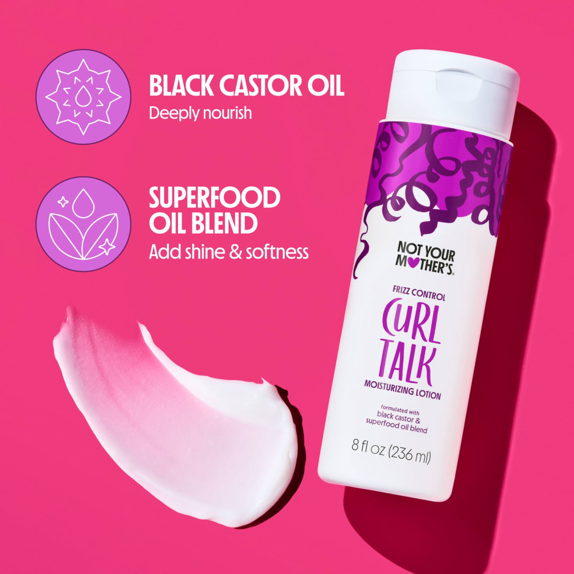 (6 pack) Not Your Mother's Curl Talk Frizz Control Moisturizing Hair Lotion, 8 fl oz