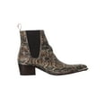 thumbnail image 3 of Jeffery West Snake Chelsea Boots, Brown, 3 of 9