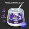thumbnail image 4 of Limpiador ultrasónico Drixo 45 kHz con luz UV y tanque de 200 ml, 4 of 9