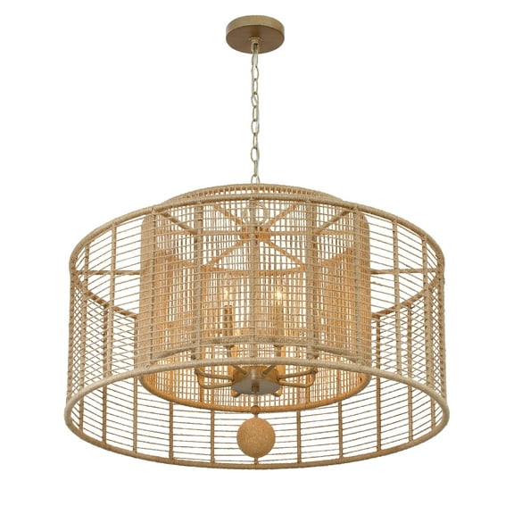 JAY-A5006-BS Crystorama Lighting Jayna - 8 Light Chandelier-22 Inches Tall and 31.25 Inches Wide     -Traditional Installation