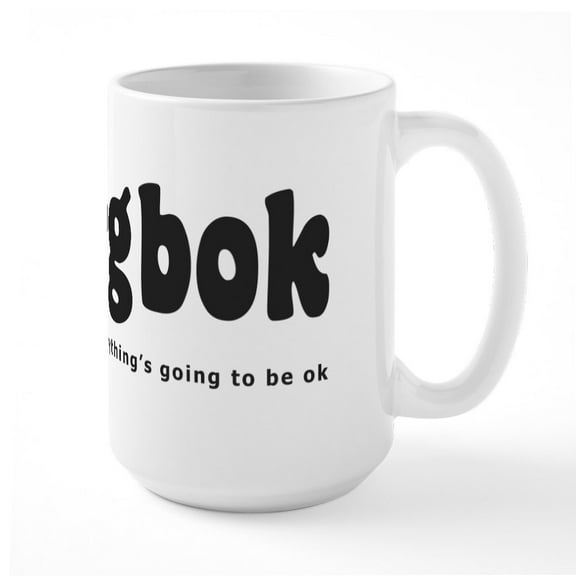 CafePress - Egbok Large Mug - 15 oz Ceramic Large White Novelty Mug